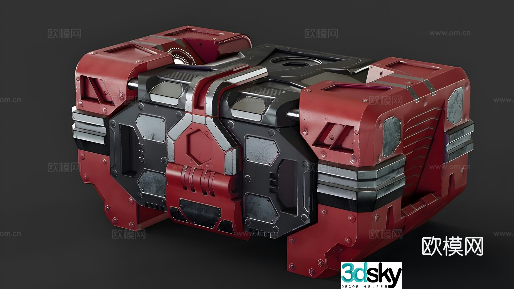 Equipment box 3D model