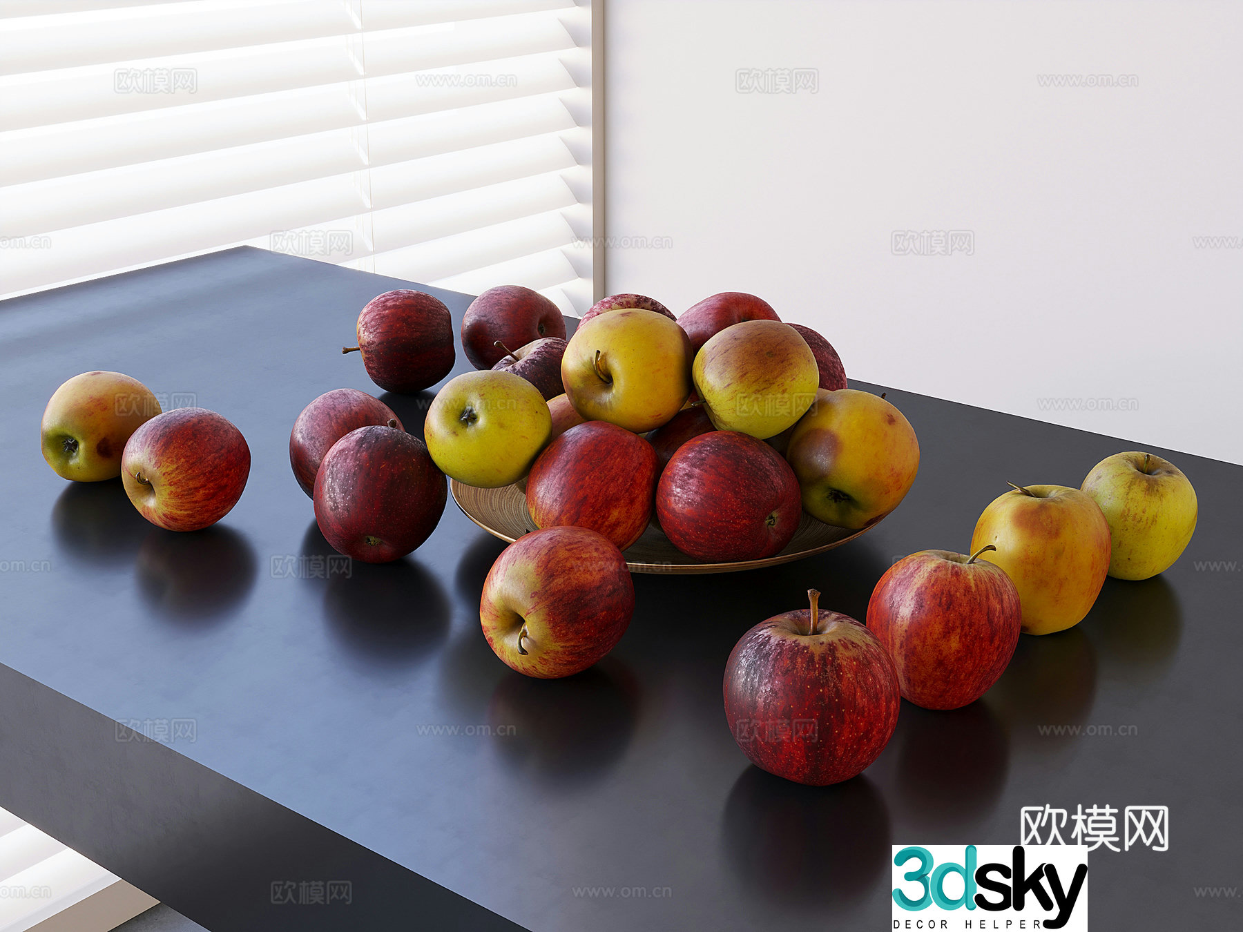 Fruit Apple 3D model