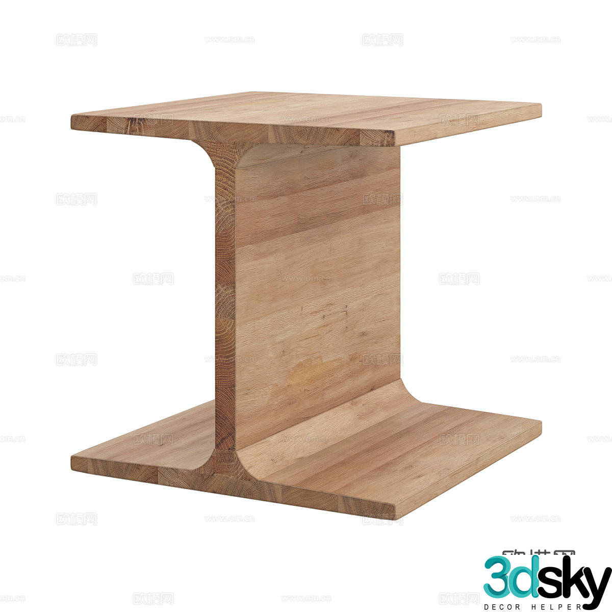 Nordic side table 3D model