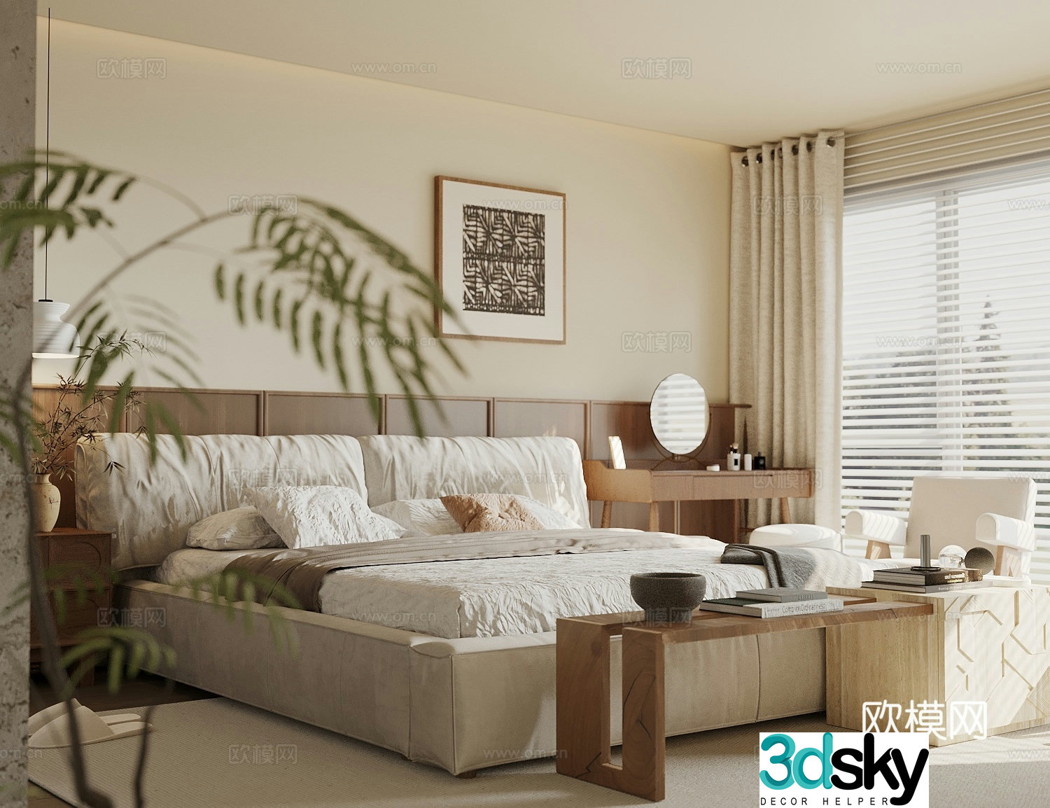 Wasabi bedroom master bedroom 3D model