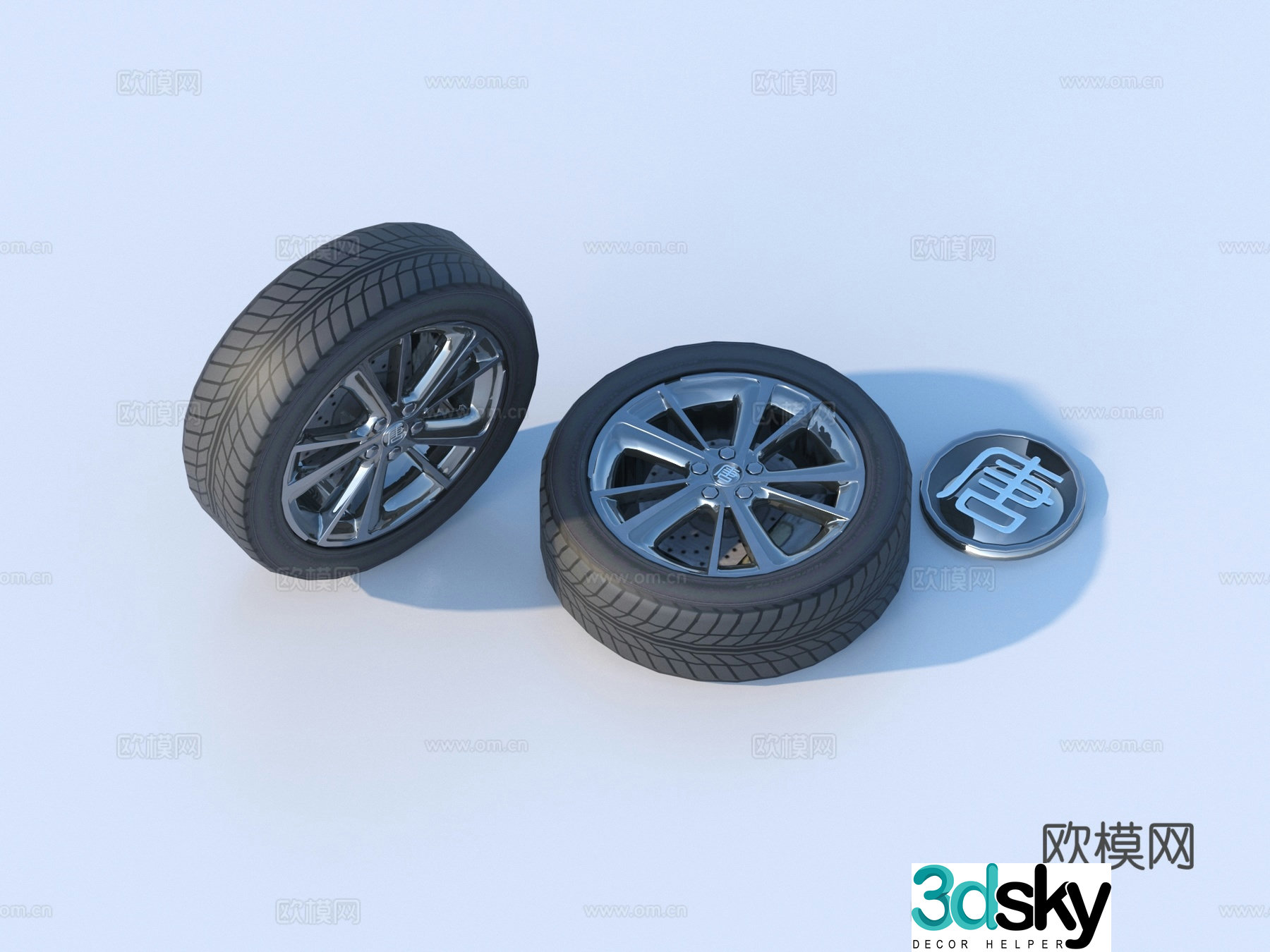 Tire Car Wheel Tire 3D Model
