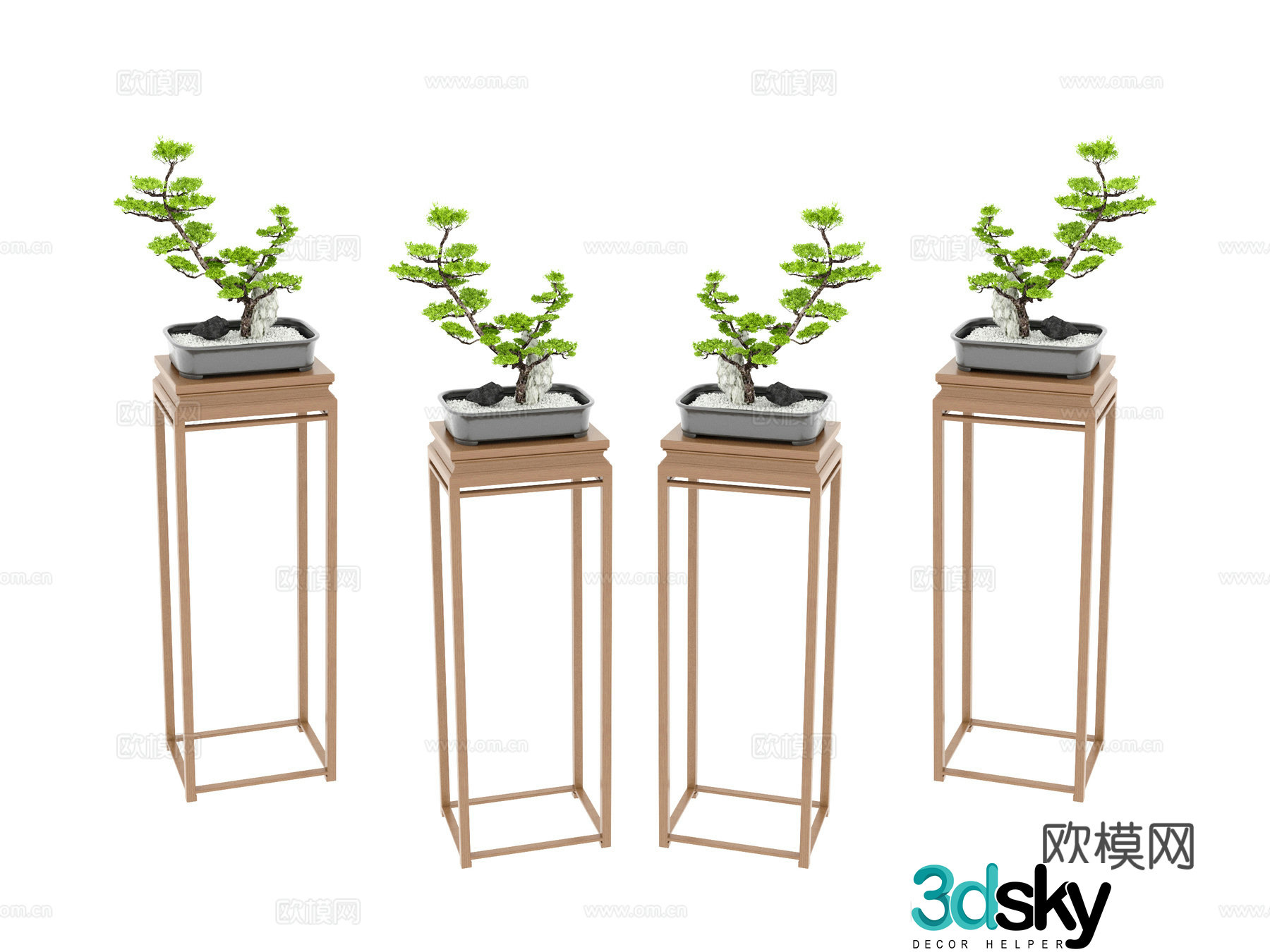 Plant potted plant plant ornaments 3D model