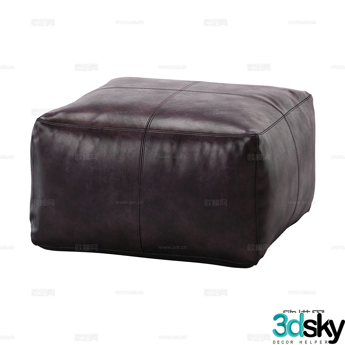 Modern stool sofa stool 3d model