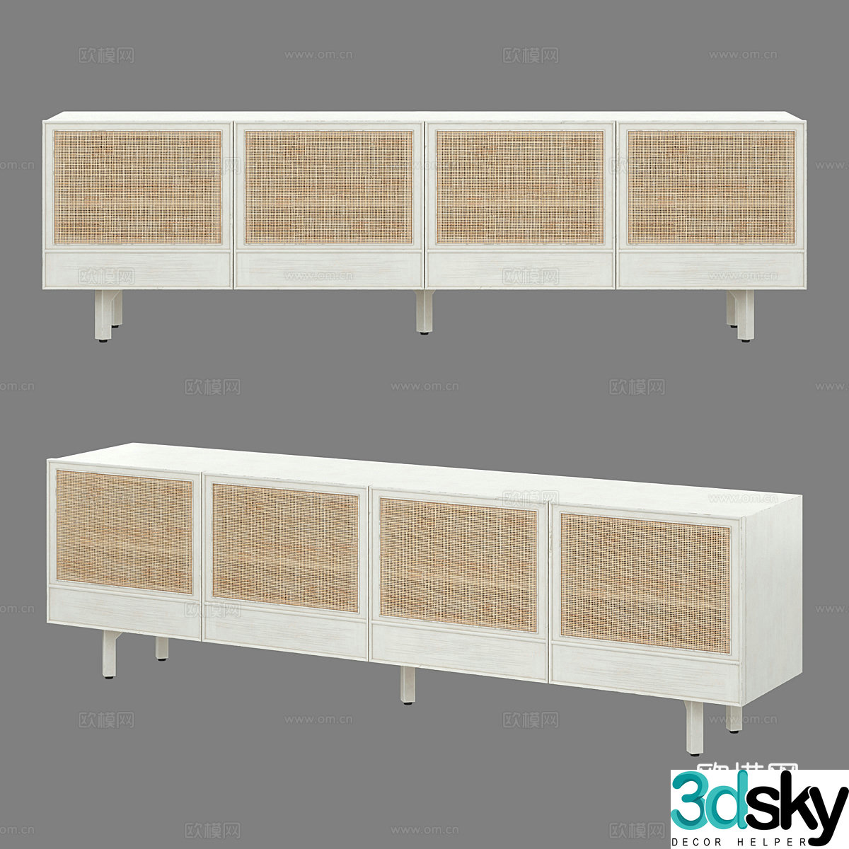 Modern TV cabinet 3d model
