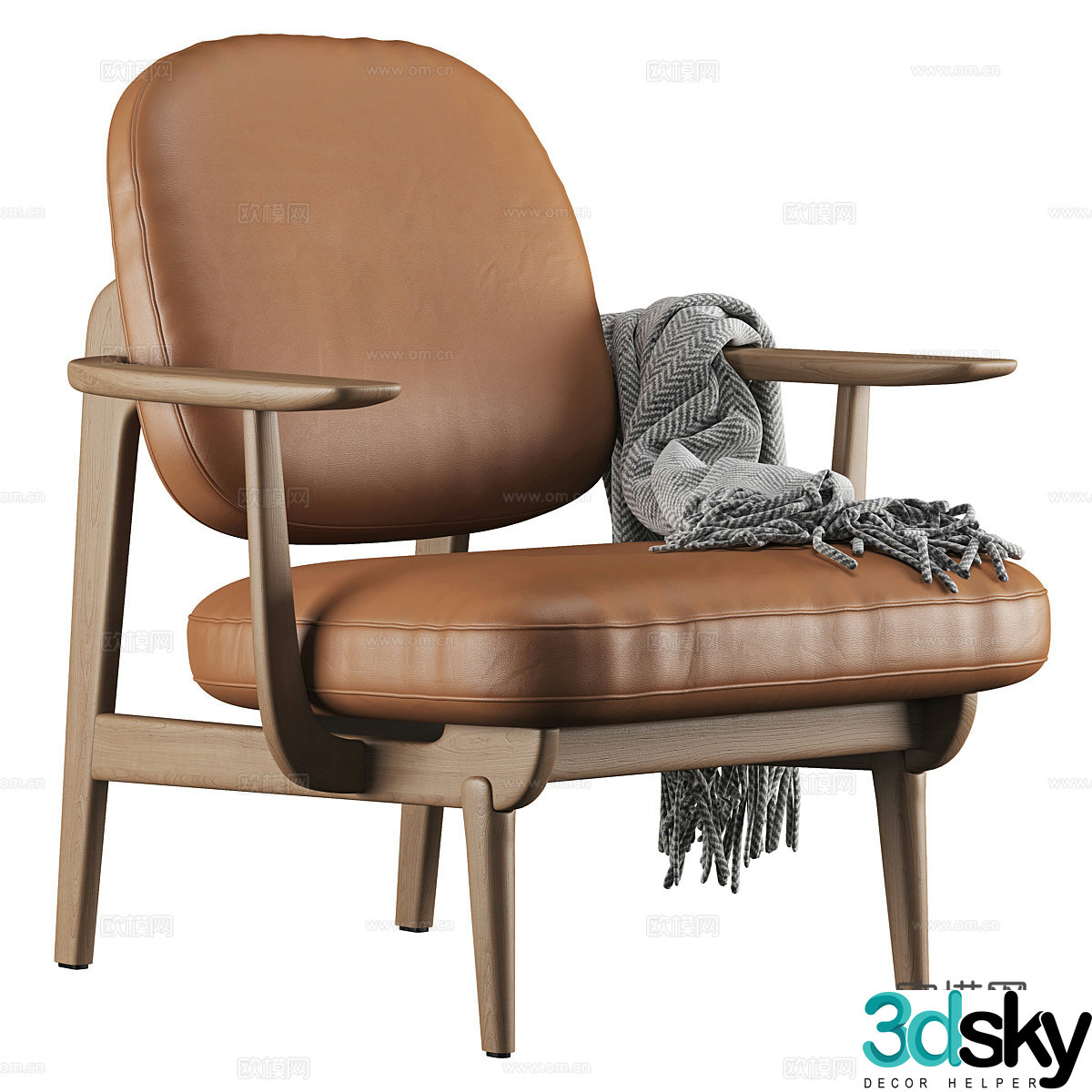 Sites casual chair sofa chair 3D model