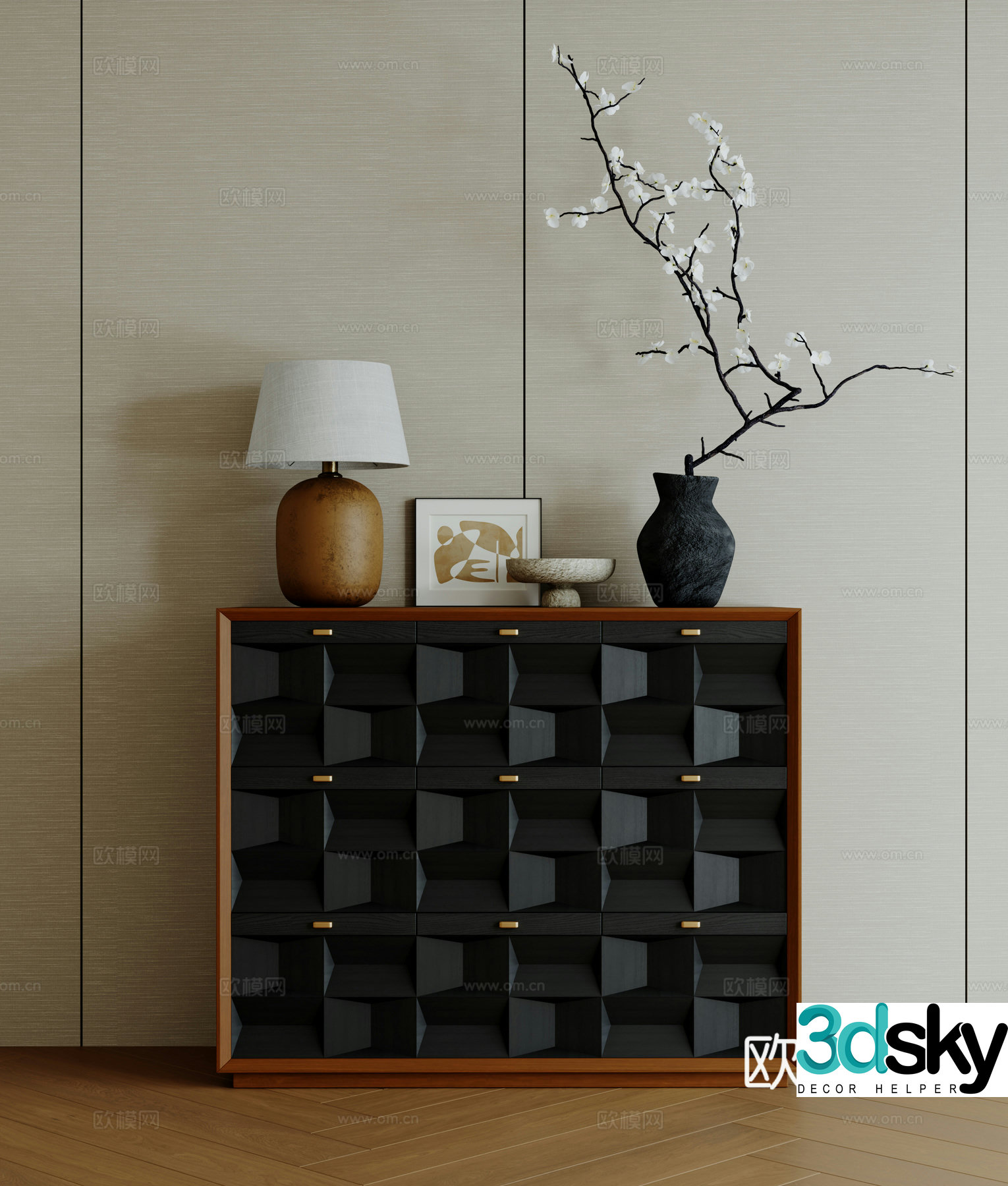 Wasabi Entrance Cabinet 3D Model