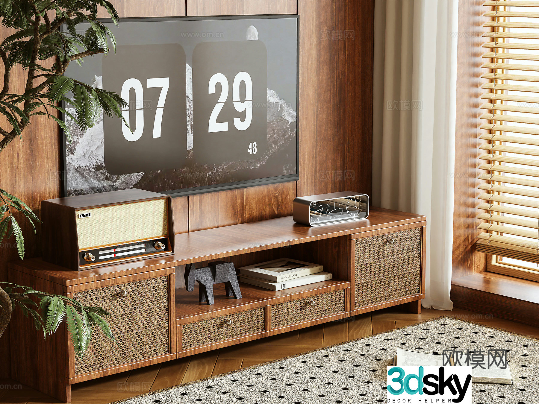 Wasabi TV Cabinet 3D Model