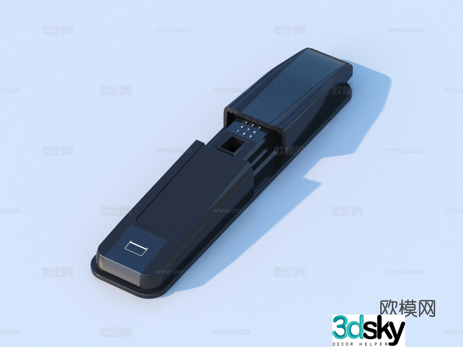 Smart lock Fingerprint lock Password lock 3d model