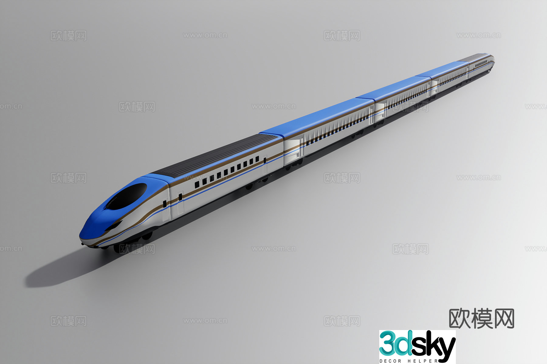 Train 3D model