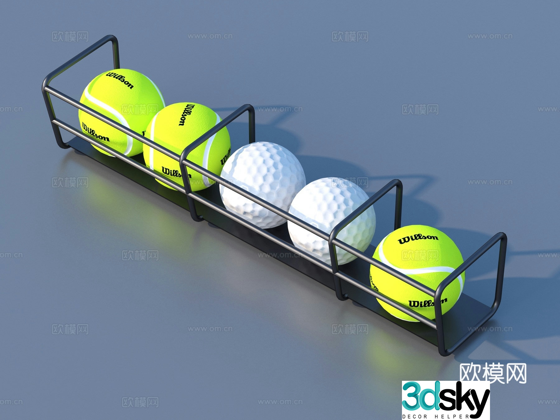 Golf Baseball Tennis Ball 3D Model