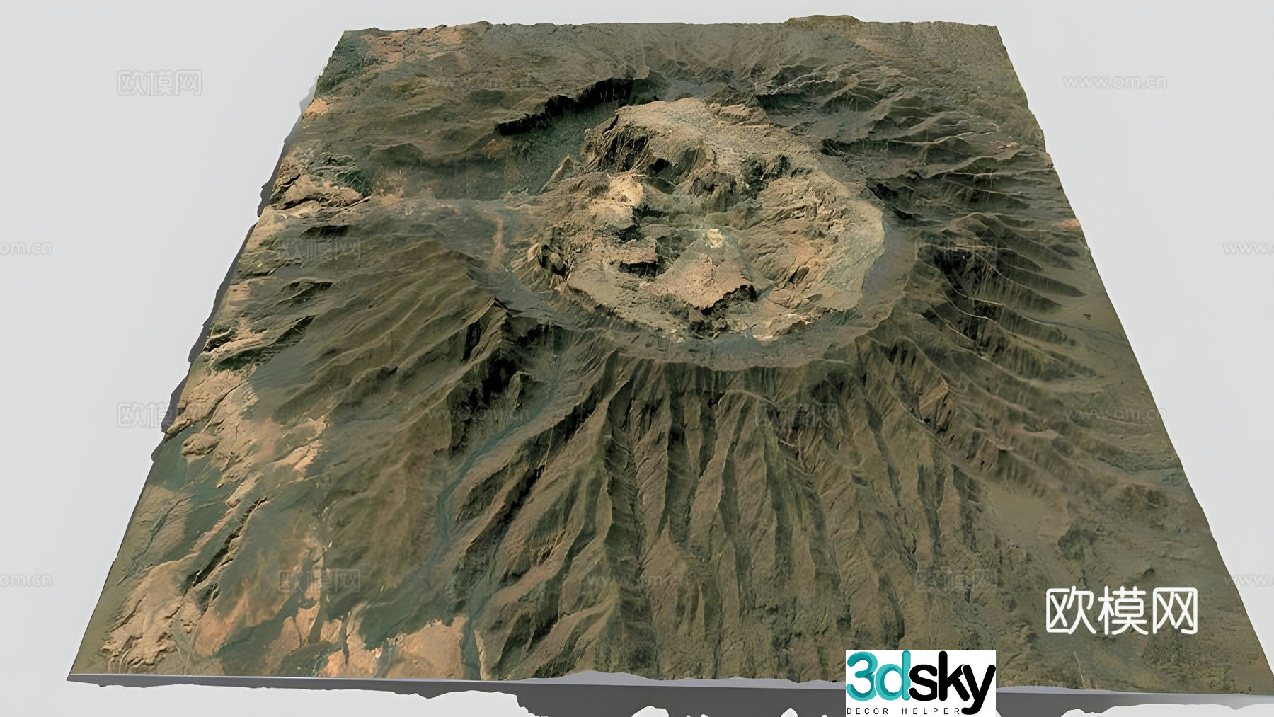 Mountain landscape 3d model