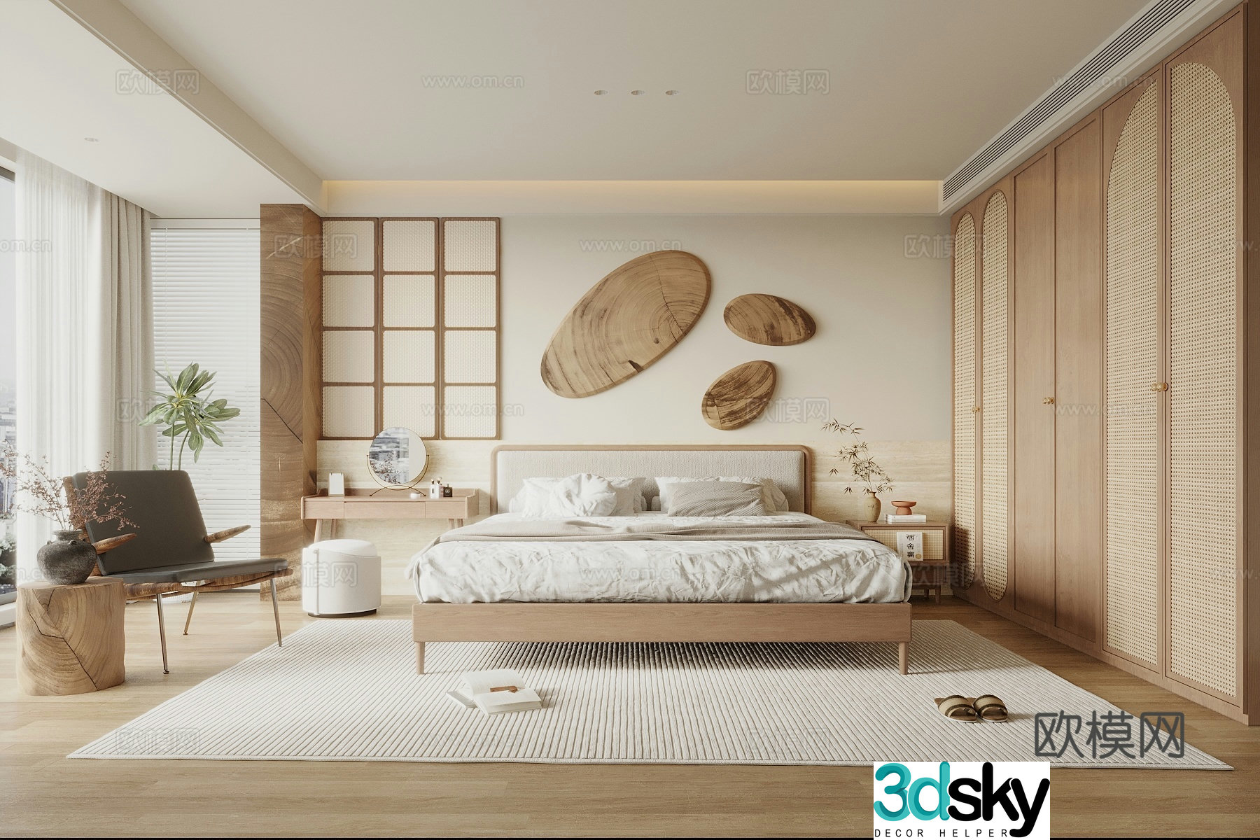 Wasabi bedroom master bedroom 3D model
