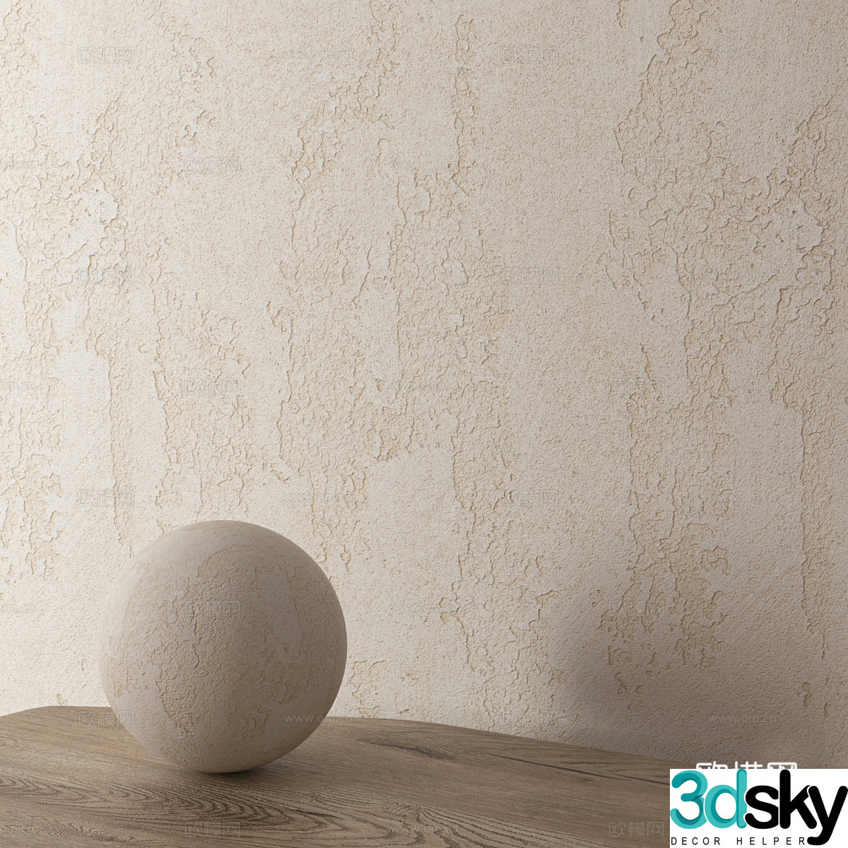 Modern microcement latex paint decorative microcement paint 3d model