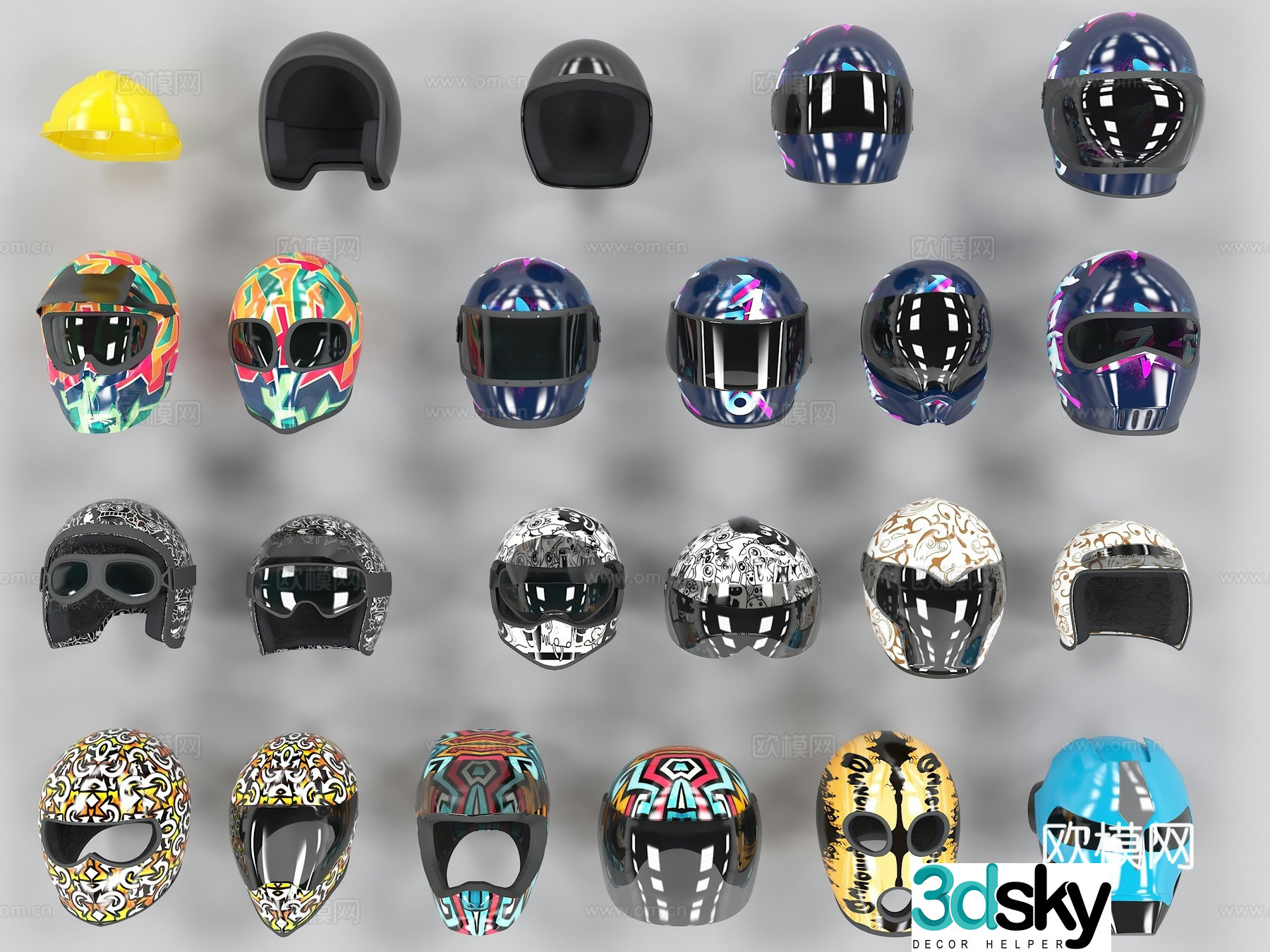 Helmet Motorcycle Helmet Motorcycle Helmet Worker Helmet Eye Mask Helmet Iron Man Helmet 3d Model