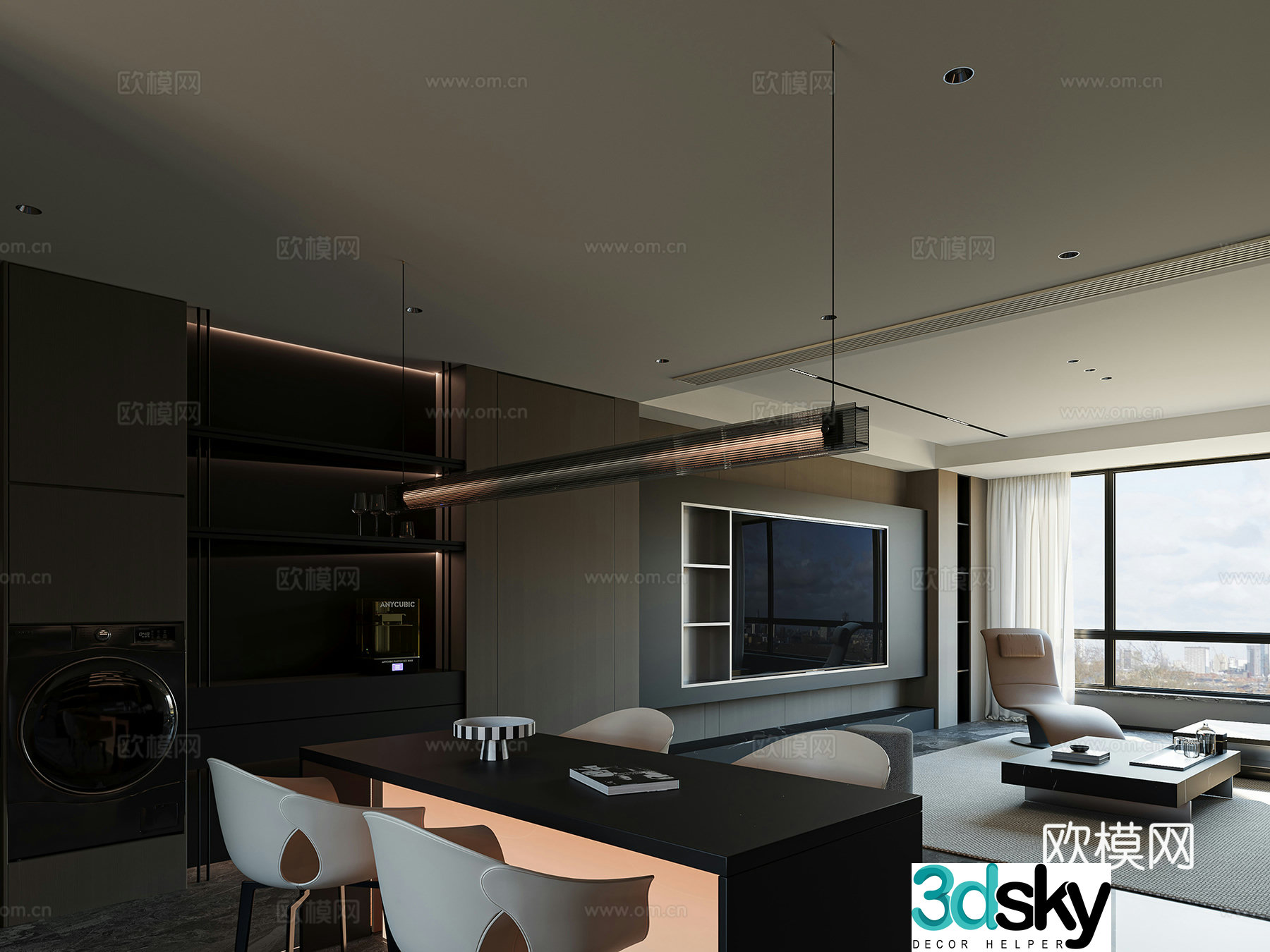 Italian restaurant 3D model