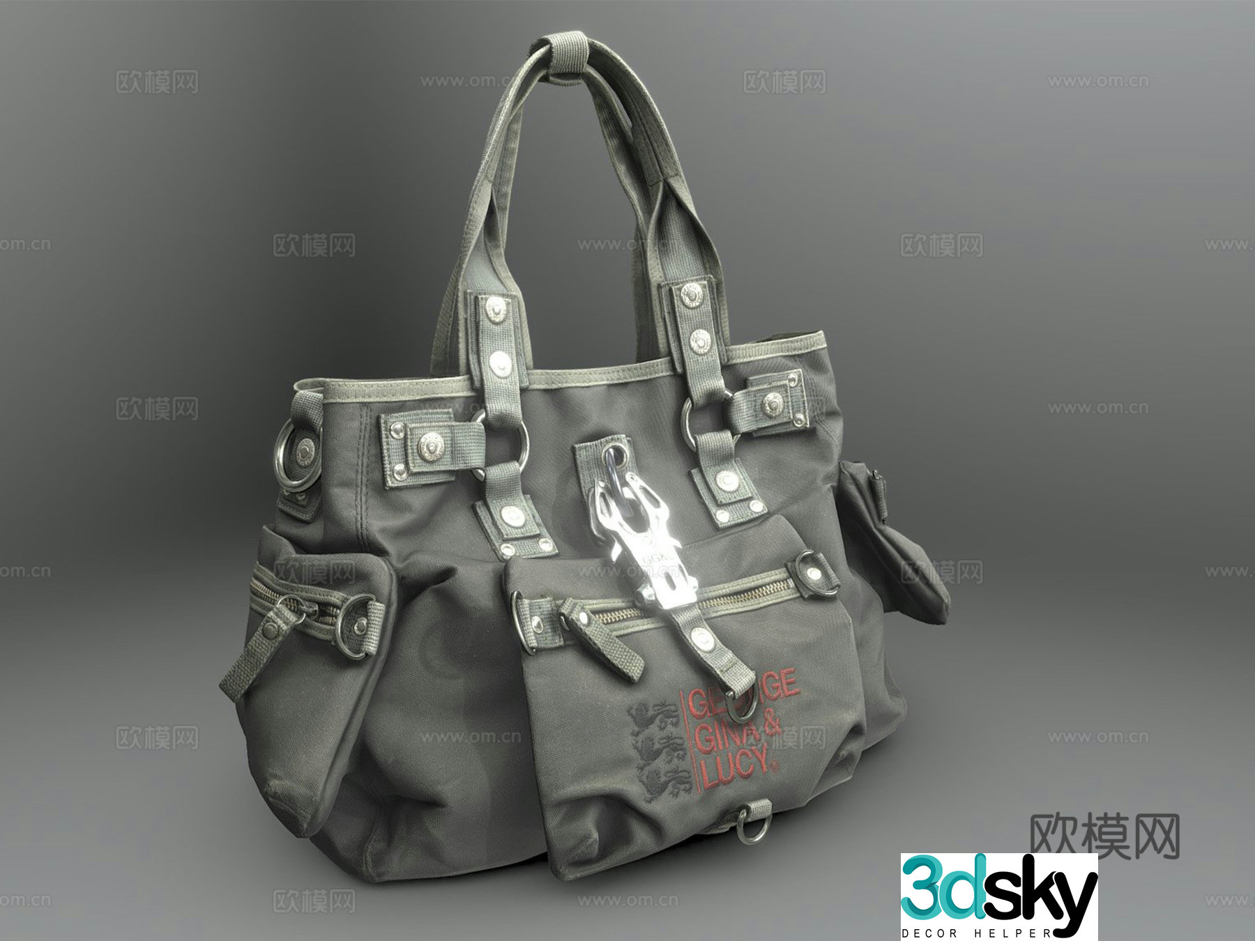 Women’s shoulder bag 3d model