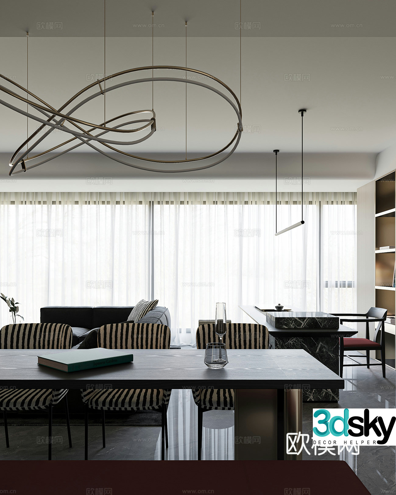 Italian restaurant 3D model