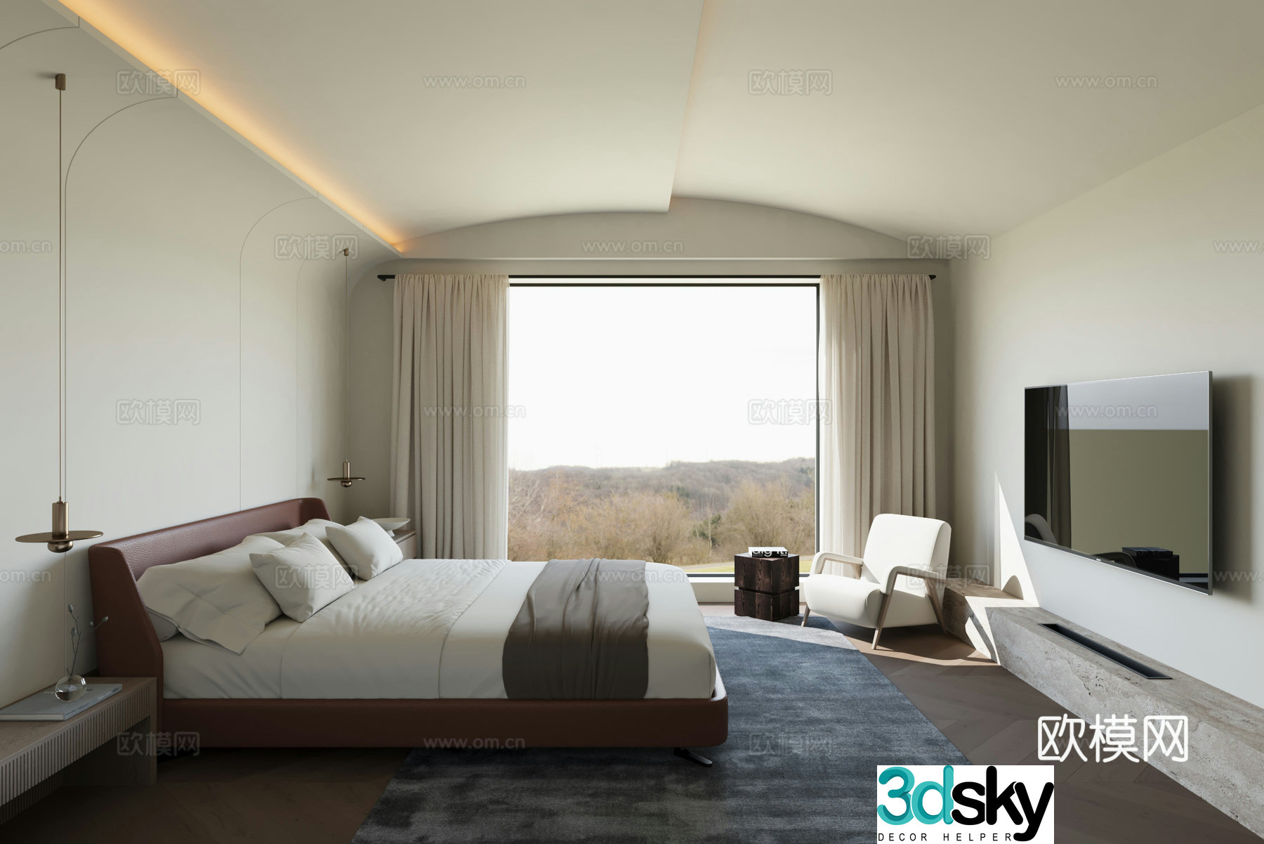 Sites bedroom master bedroom 3D model