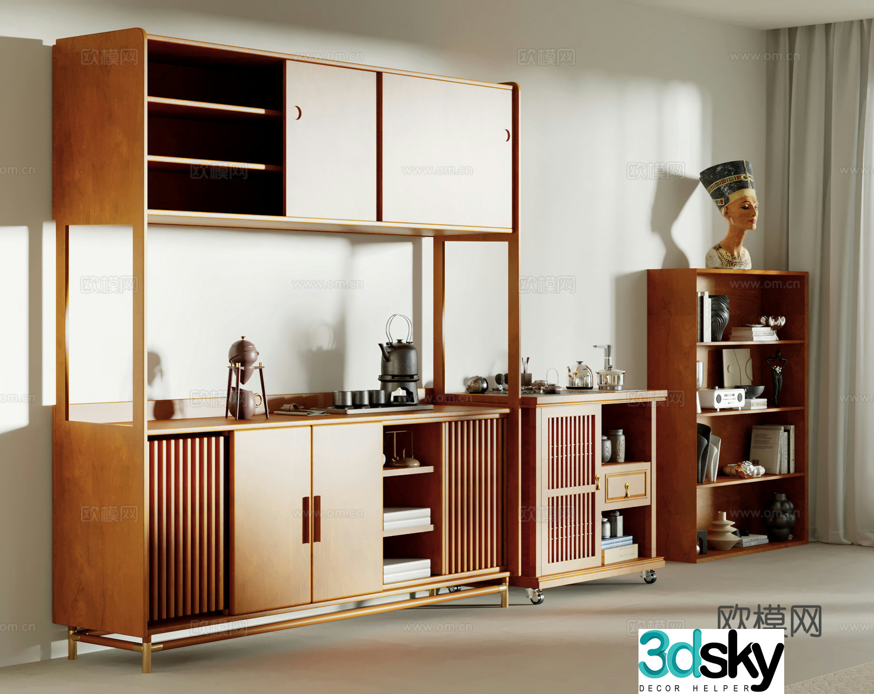 New Chinese sideboard 3D model