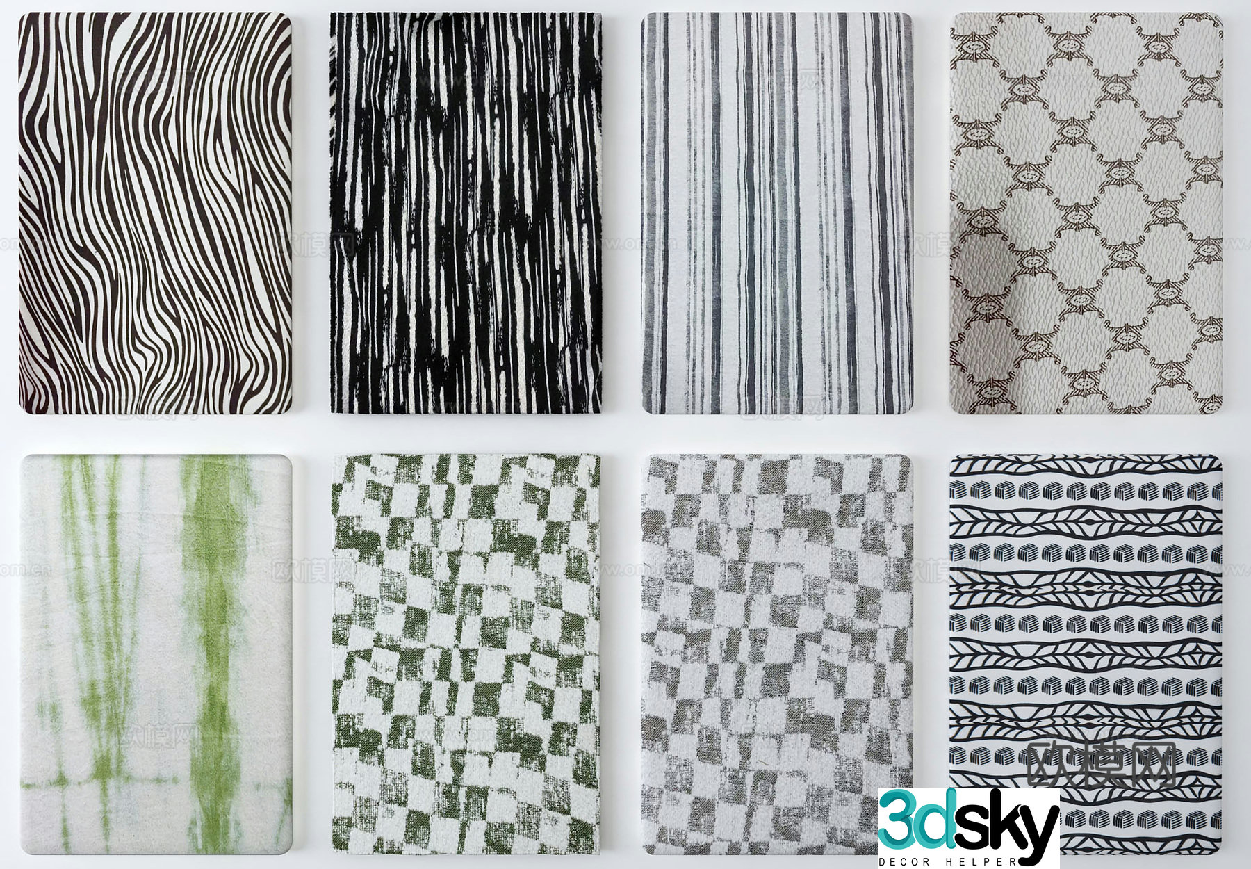 Modern carpet 3d model