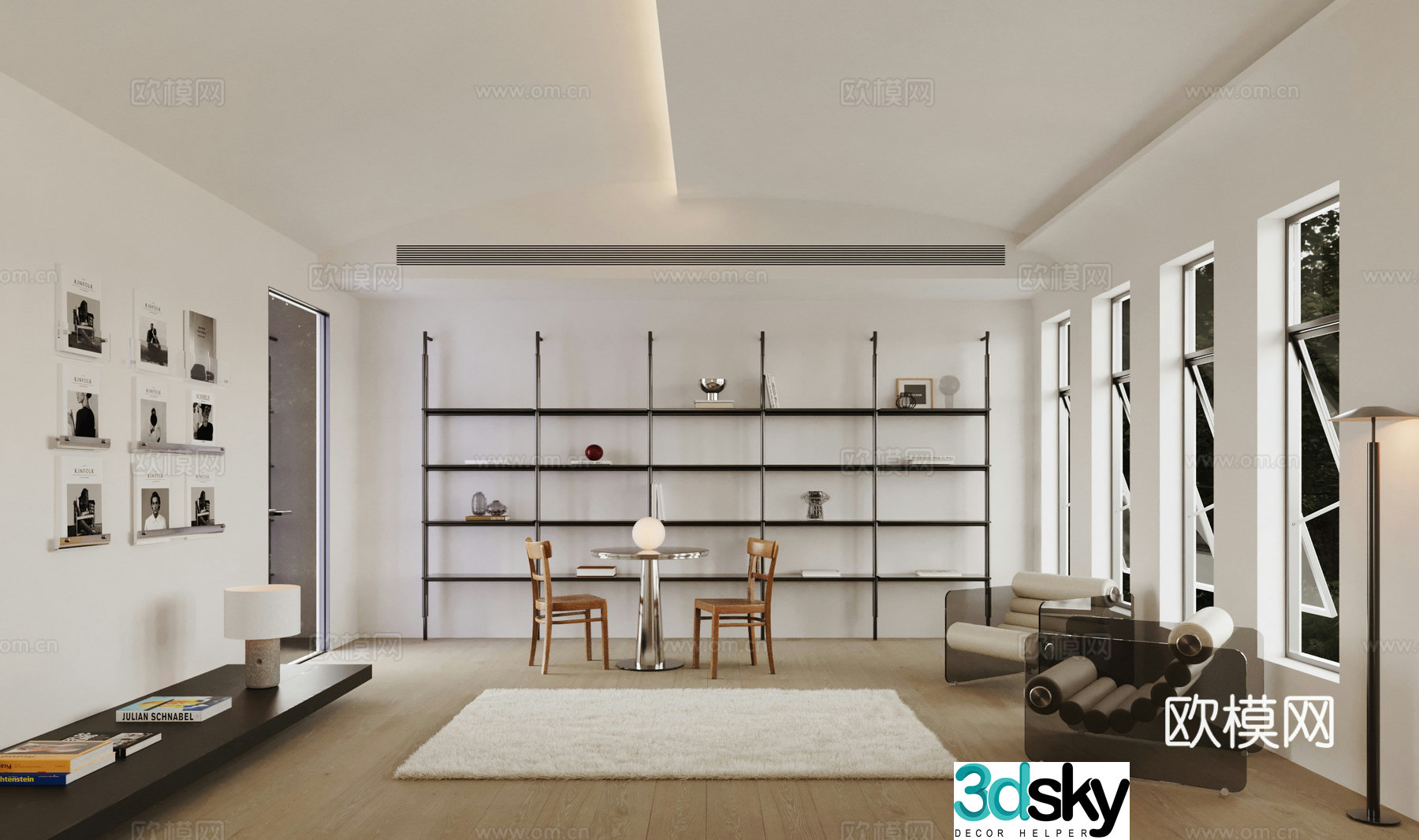 Modern living room 3d model