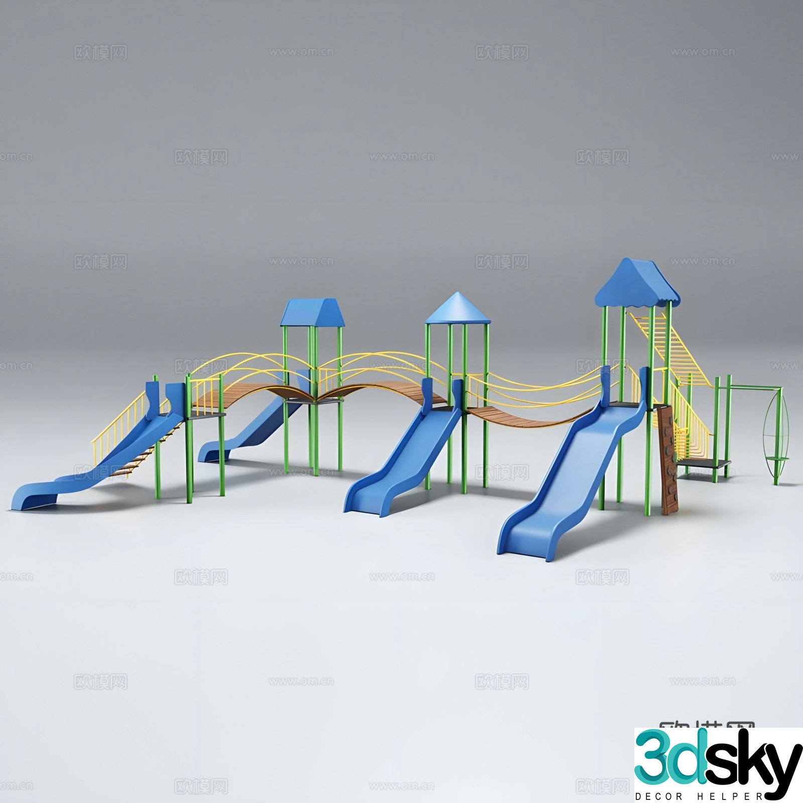 Rides Slide 3D Model