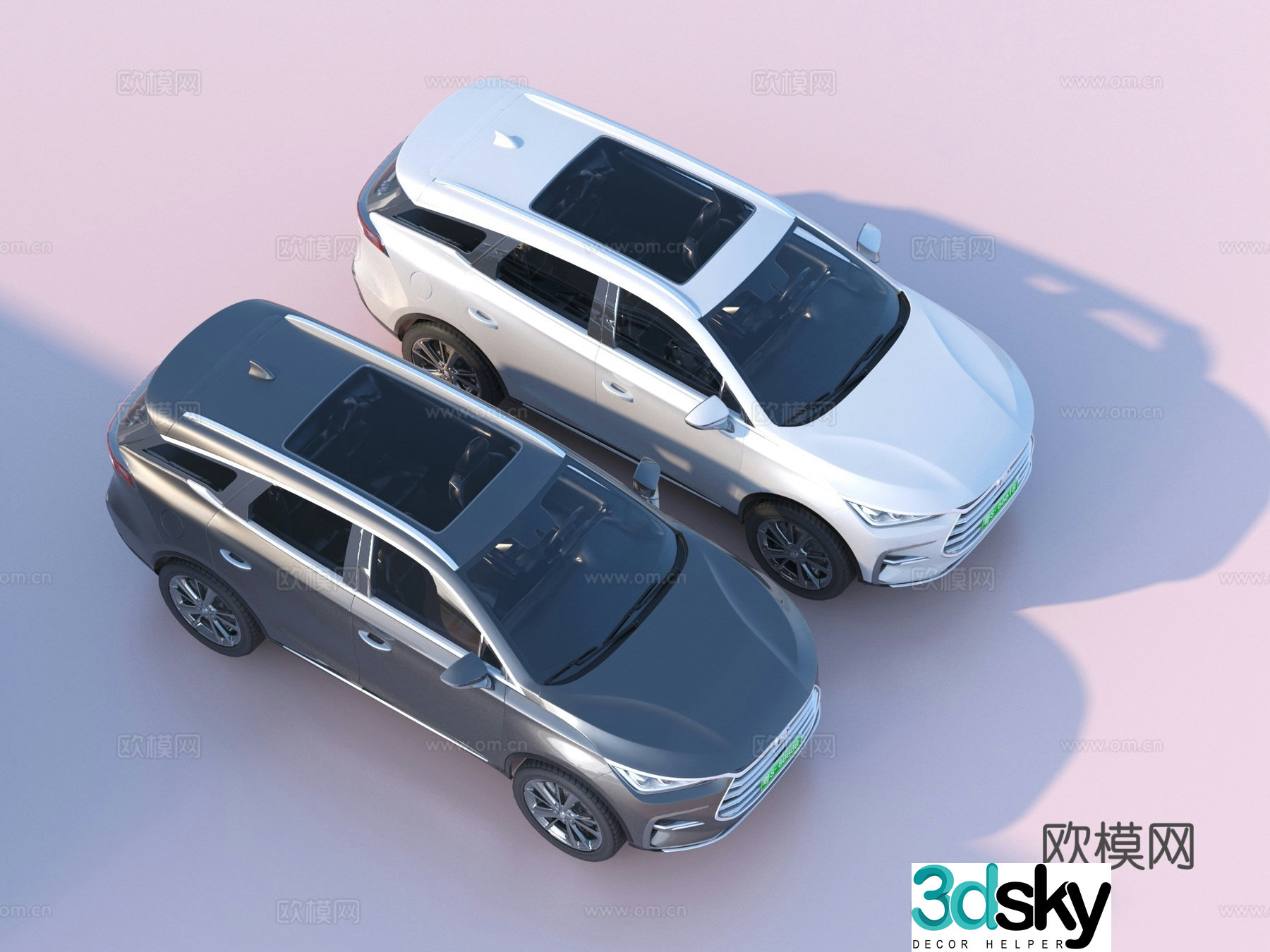Car BYD Tang 3D Model