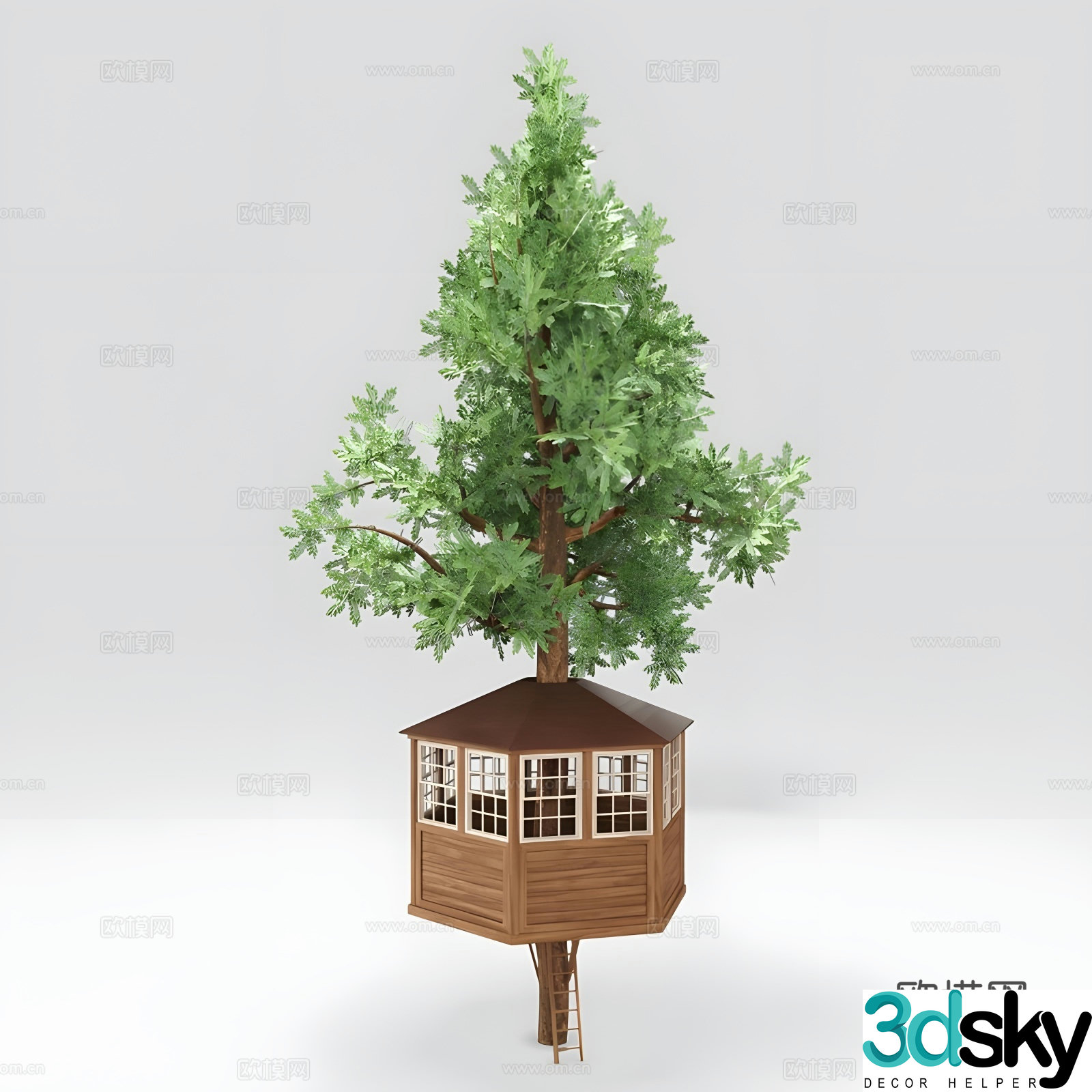 Tree house 3D model