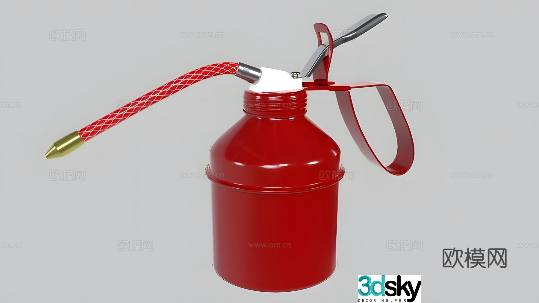Small oil pump 3D model