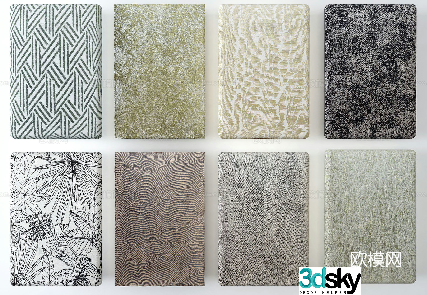 Modern carpet 3d model
