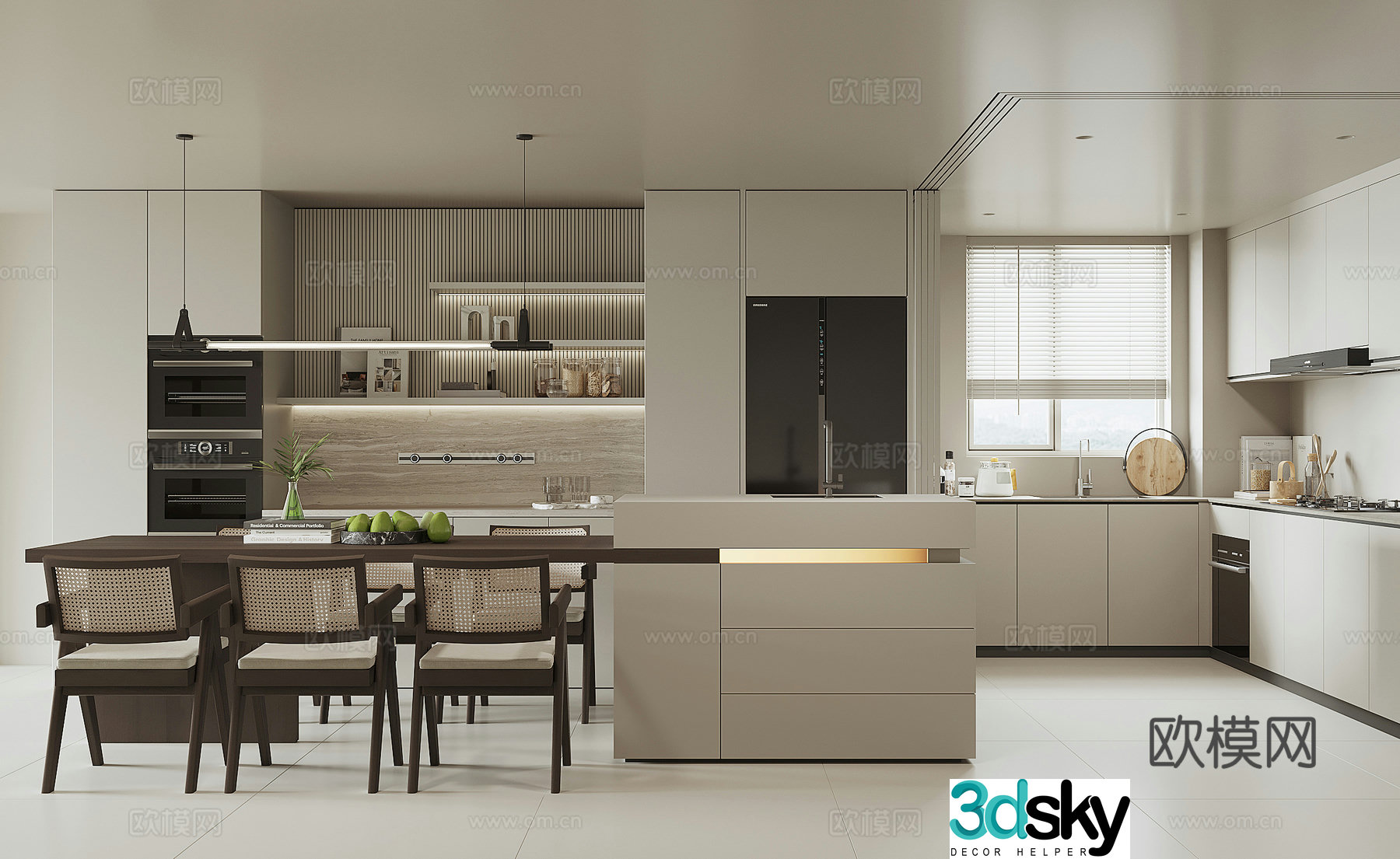 Modern Nakajima Restaurant 3D Model