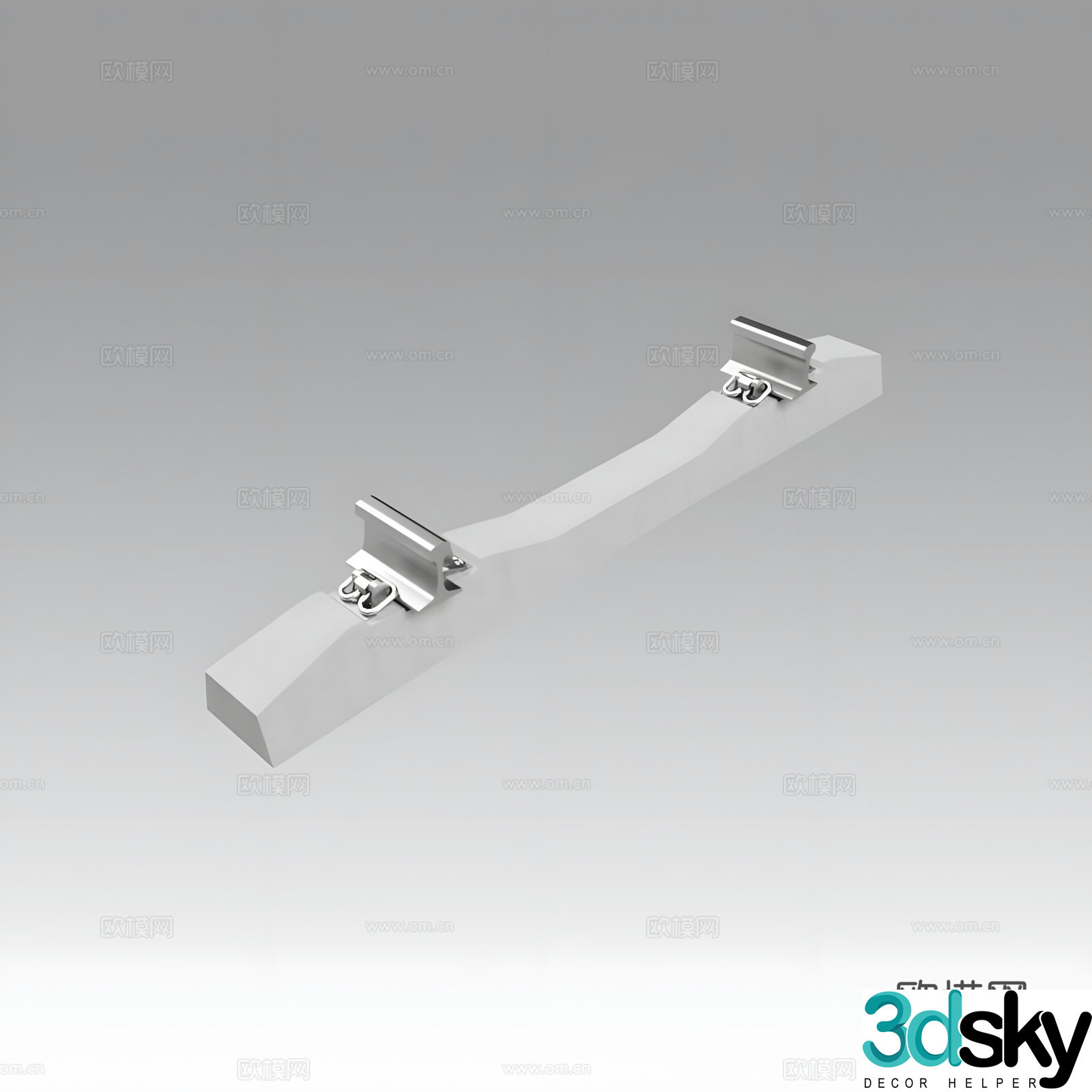 Track fastener 3D model