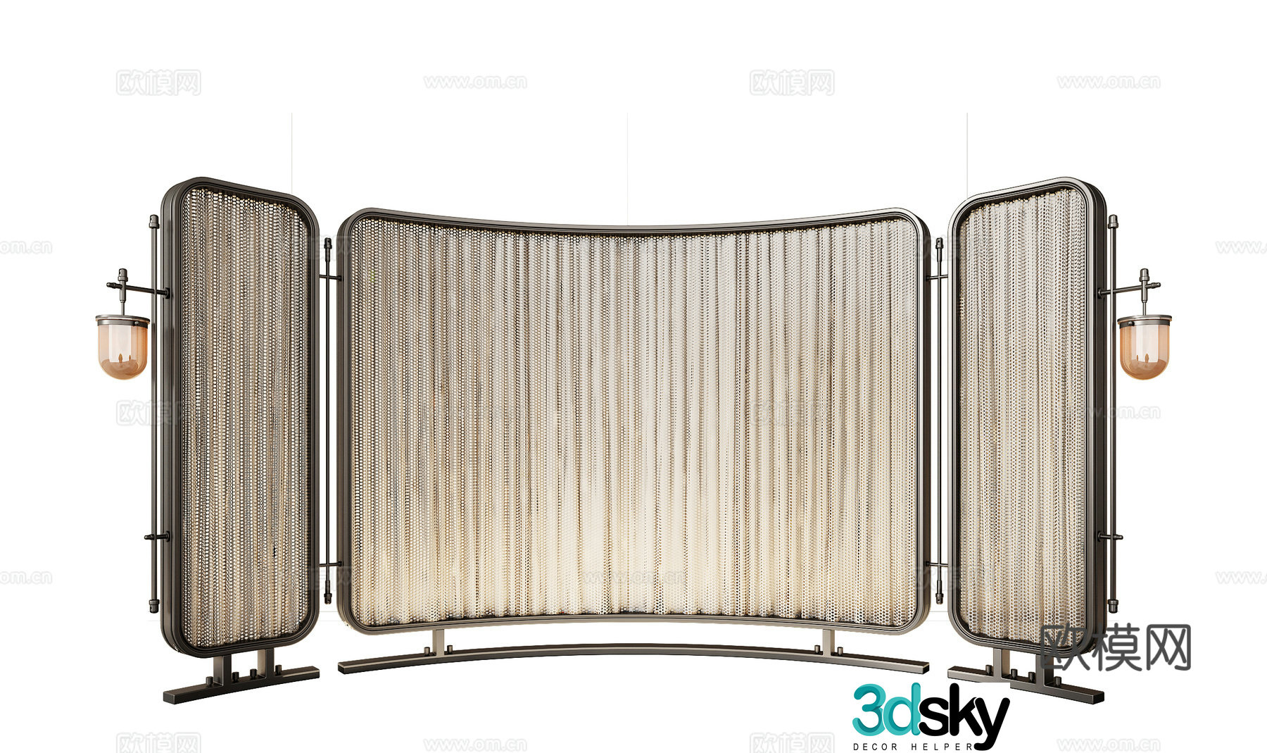 Miloti glass screen 3d model