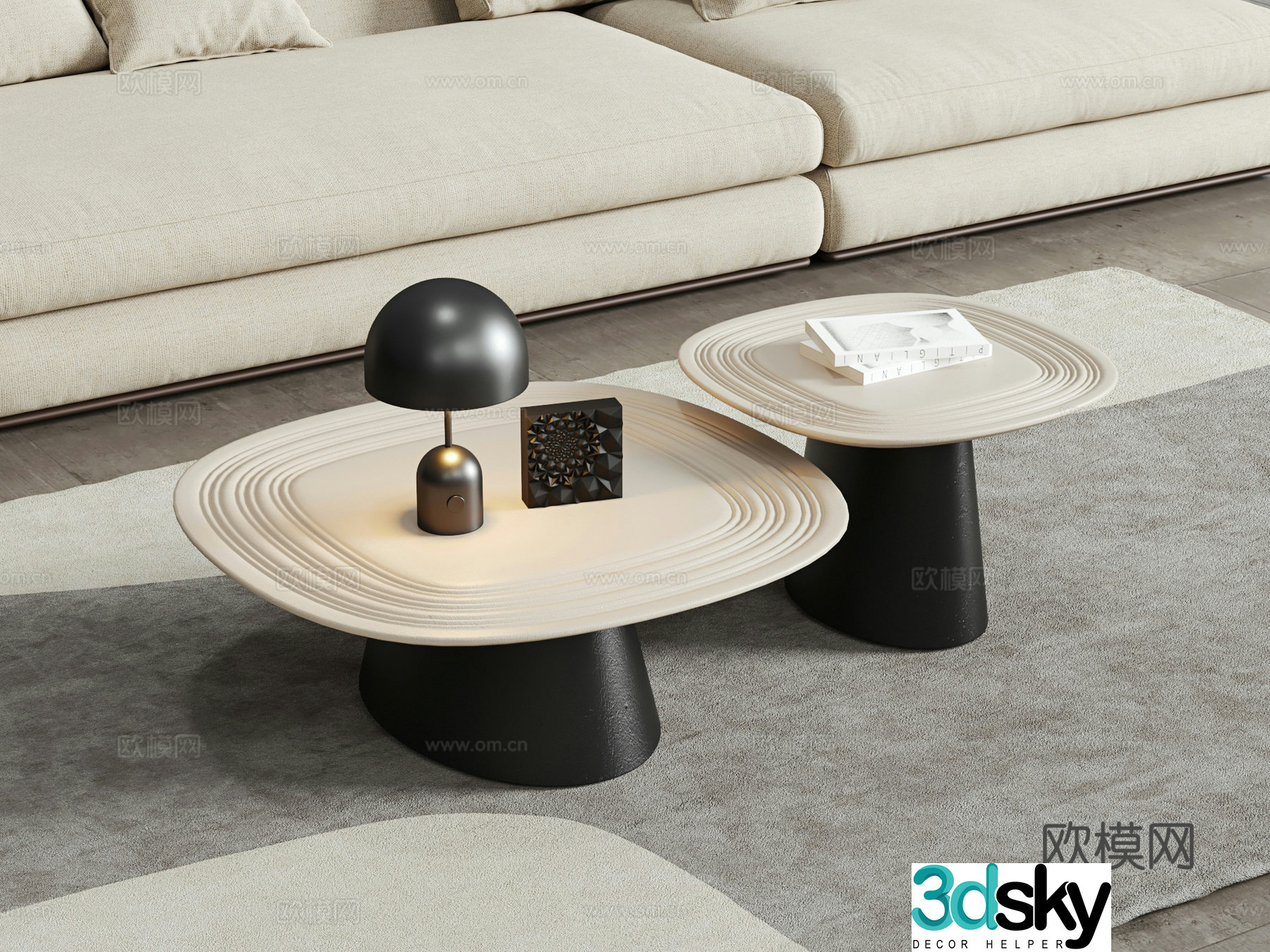 Modern Sub -Mother Coffee 3D Model
