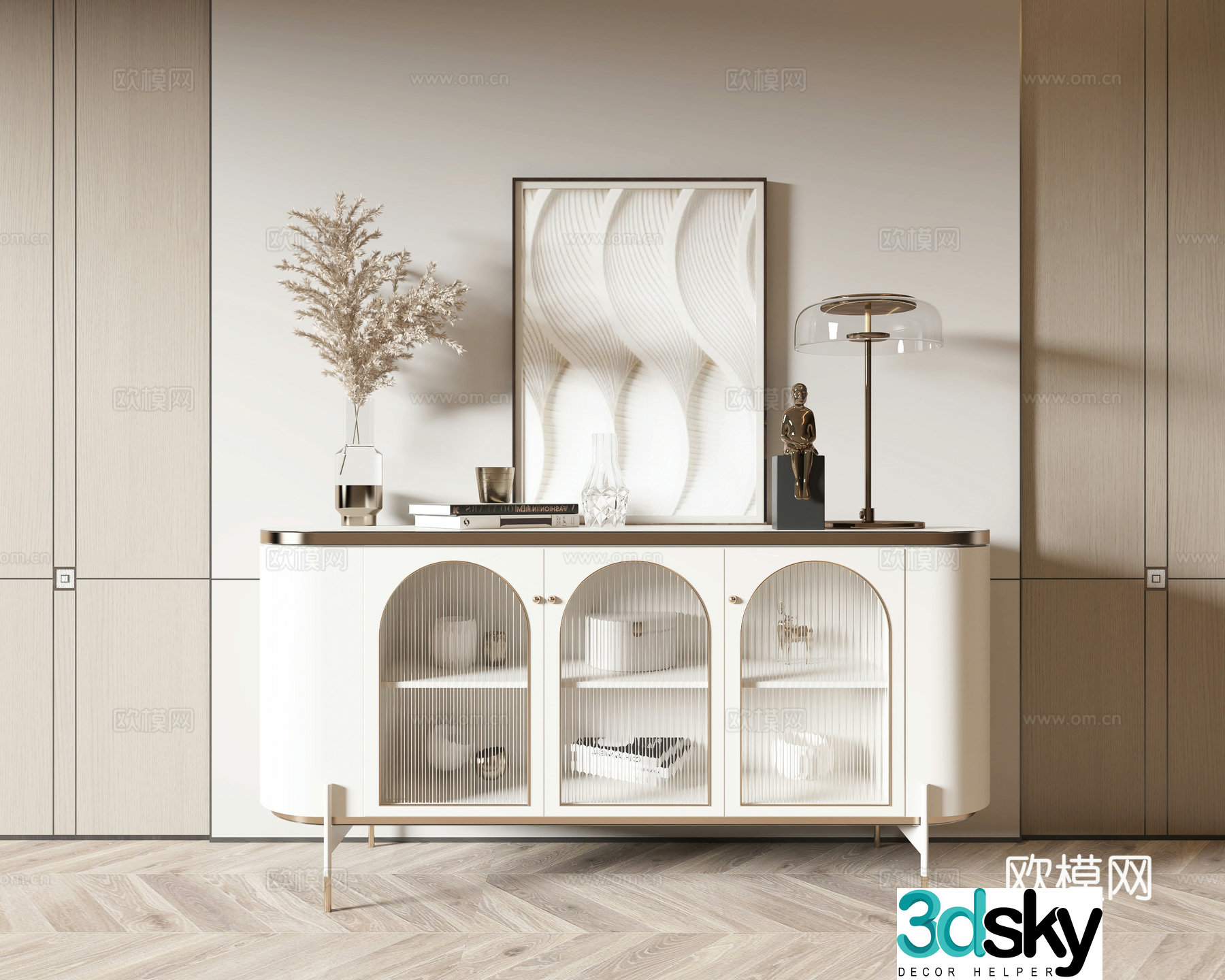Modern sideboard 3D model