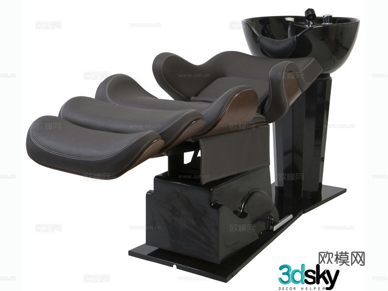 Washing chair Washing bed 3d model