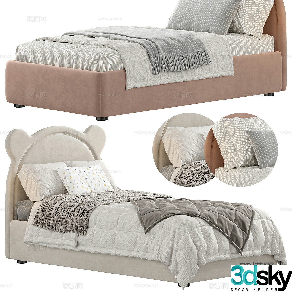 Children’s bed 3D model