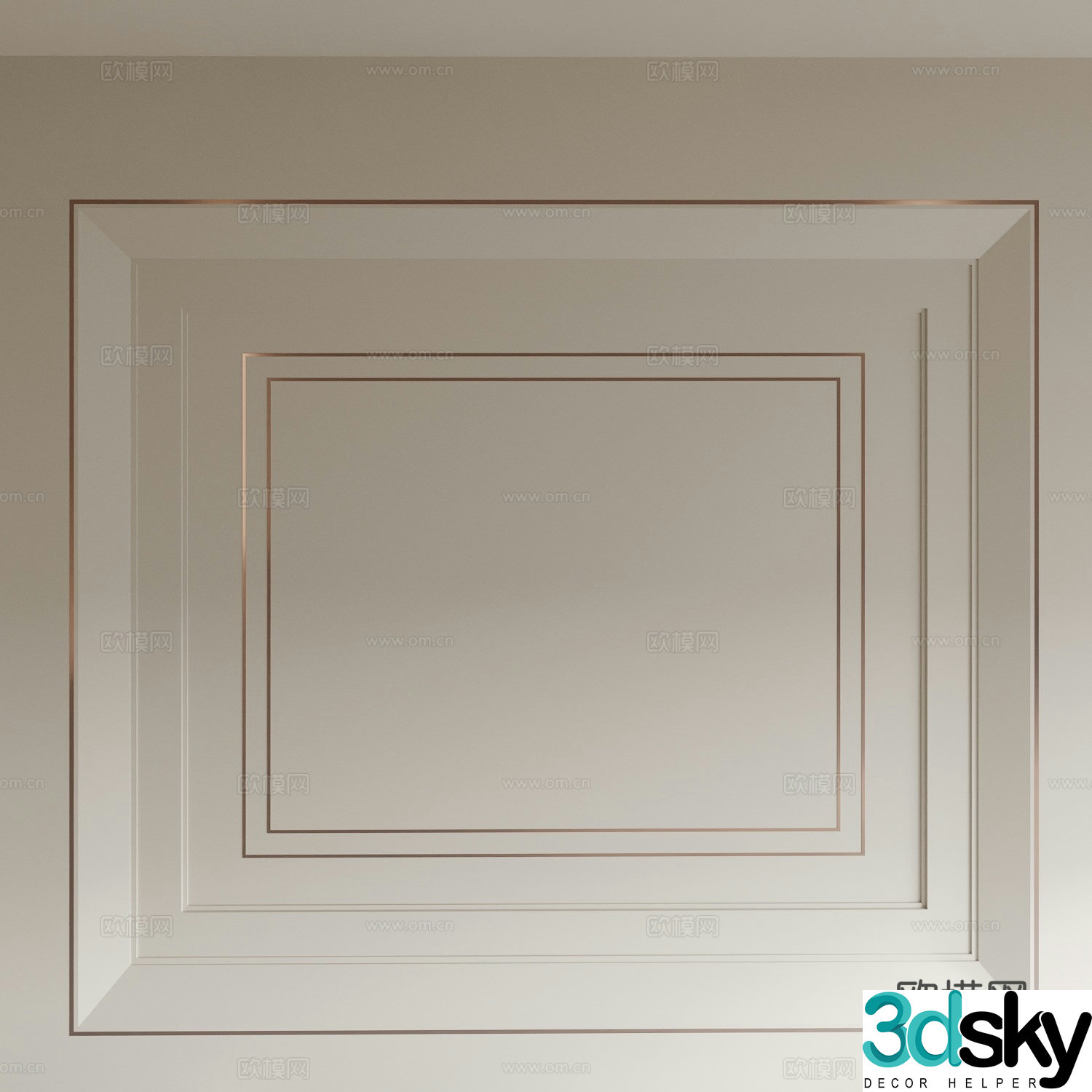 Modern ceiling bedroom ceiling living room ceiling study ceiling dining room ceiling 3D model