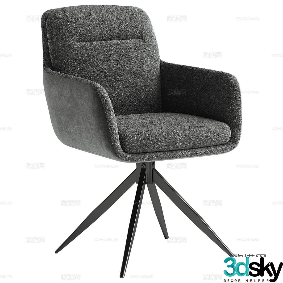 Modern office chair 3D model