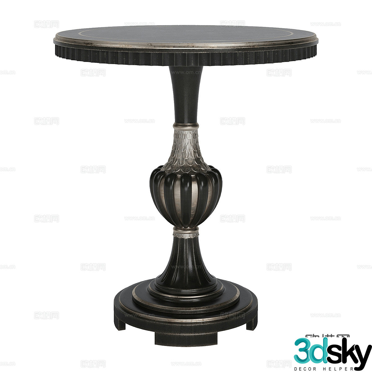 American round 3D model