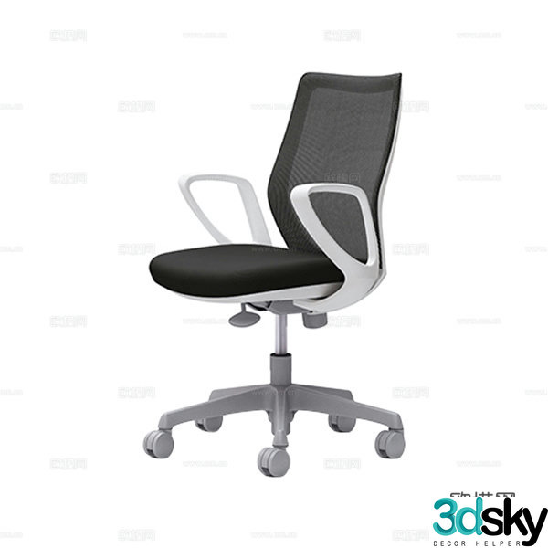 Swivel chair office chair 3d model