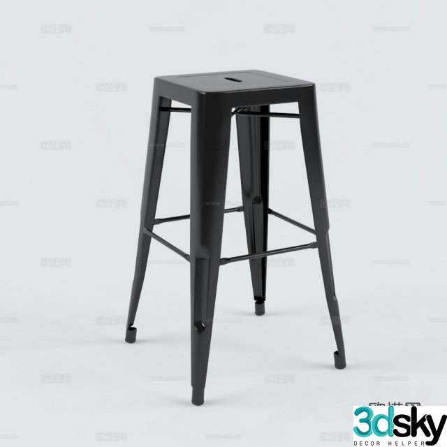 bar stool bar stool 3d model