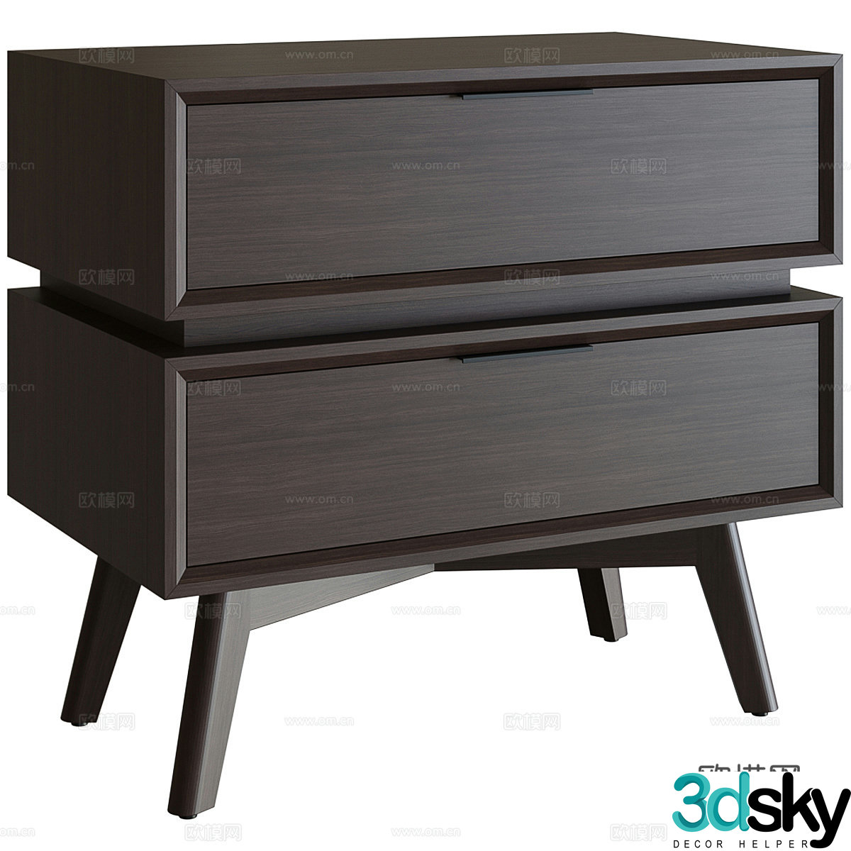 bedside table 3d model