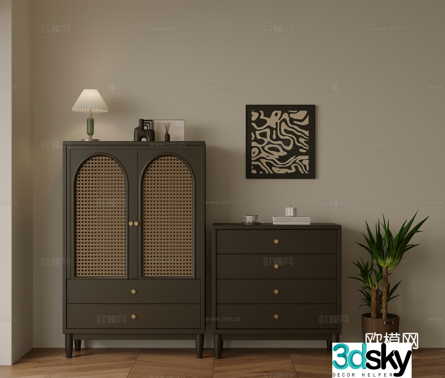 Wasabi Entrance Cabinet 3D Model