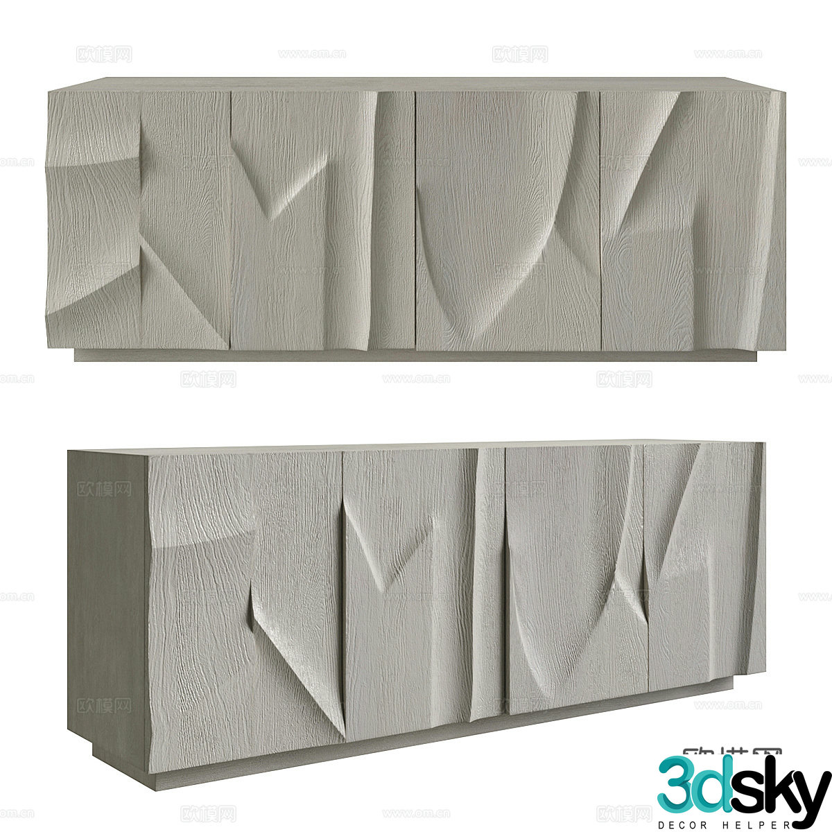 Modern entrance cabinet 3D model