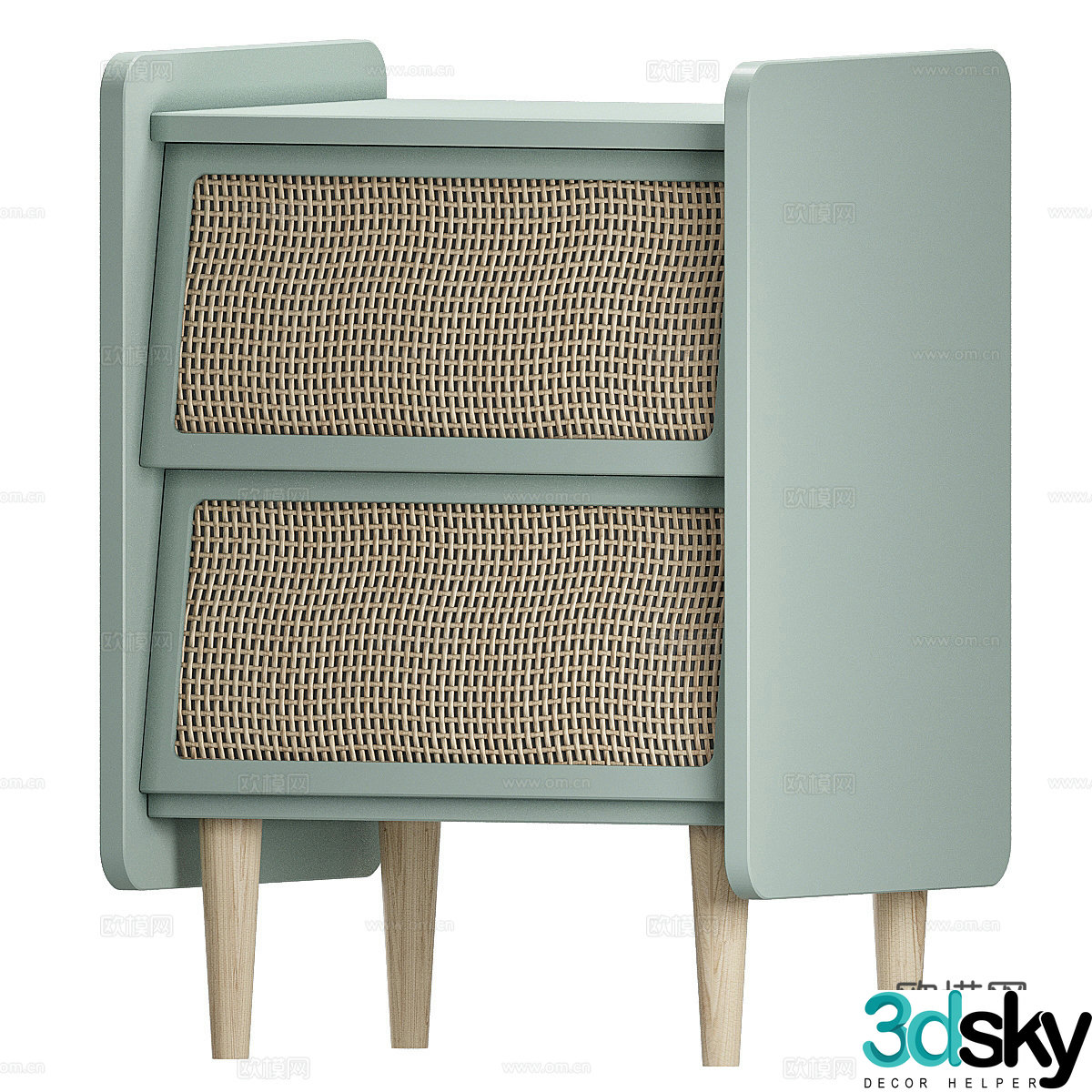 Bedside table 3d model