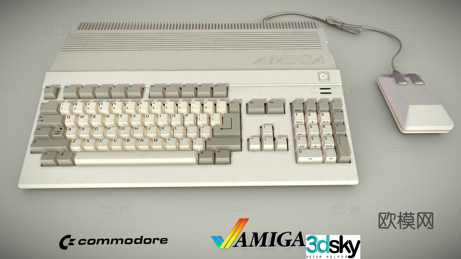 retro keyboard nostalgic keyboard vintage keyboard computer keyboard 3d model