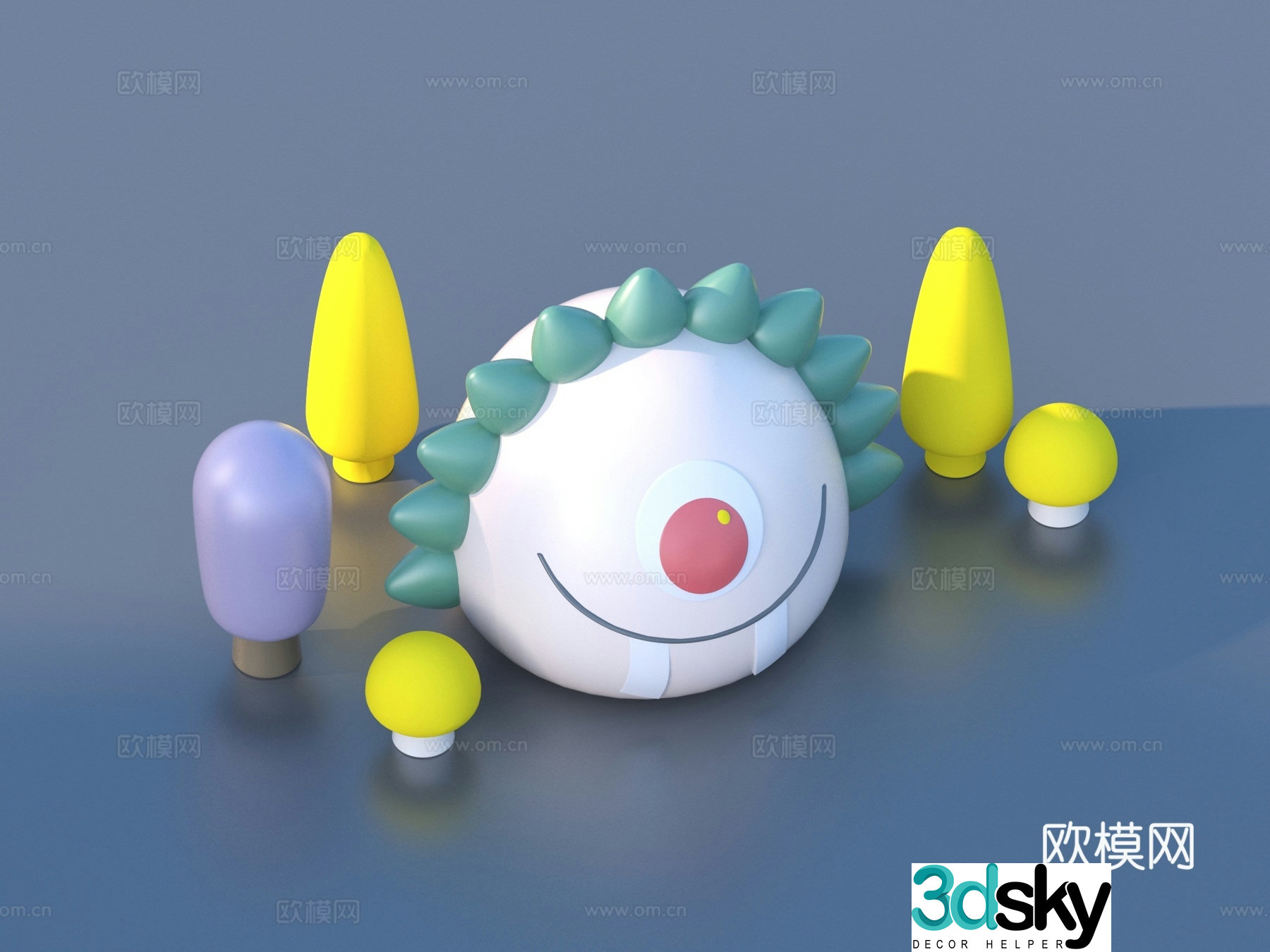 Cartoon toy cartoon ornament 3D model