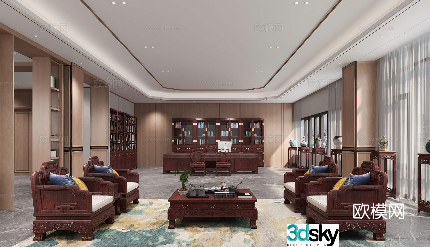 3D model of Chinese Chairman’s Office