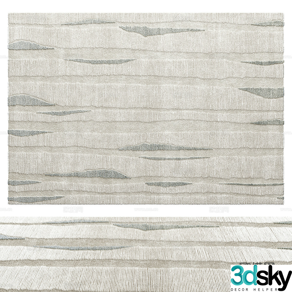 New Chinese carpet 3D model